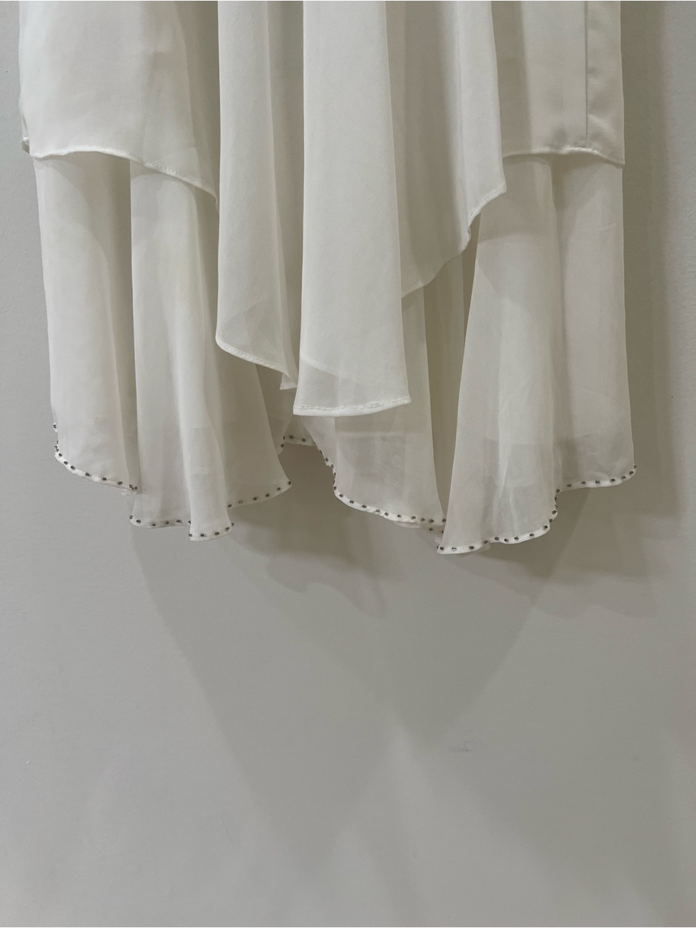Ryu White Layered Spaghetti Strap Dress - Picture 4 of 4